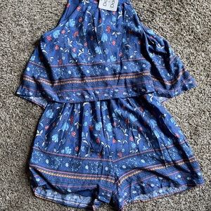 Blue Romper